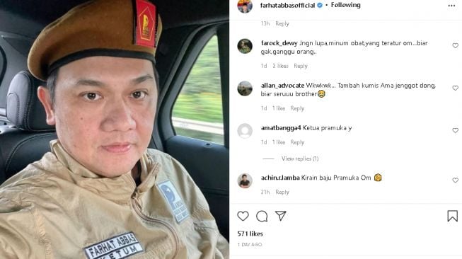 Ketua Umum Partai Pandai Farhat Abbas (instagram)