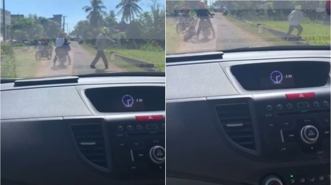 Viral Remaja Menangis Histeris HP Dibuang Ayahnya di Sawah, Diduga Tepergok Pacaran