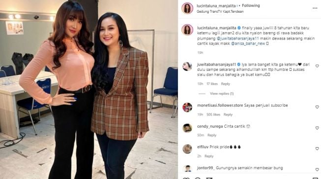 Lucinta Luna dan Juwita Bahar (instagram.com)