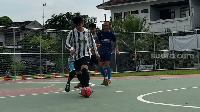 Bak Paulo Dybala, Ini Aksi Gibran Berkostum Juventus dan Cetak 5 Gol di Laga Futsal