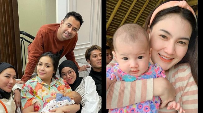 7 Potret Gaya Artis Momong Bayi di Tahun 2021, Pakai Daster sampai Barang Bermerek