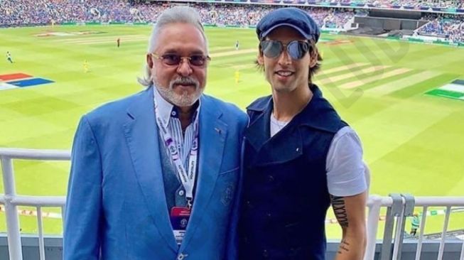 Siddharth Mallya dan ayahnya, Vijay Mallya. [Instagram]