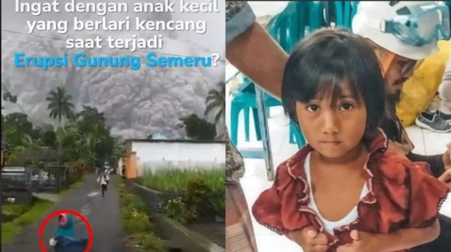 Terekam Berlari Saat Erupsi Semeru, Begini Cerita Selamatnya Fida yang Meneduh ke Masjid