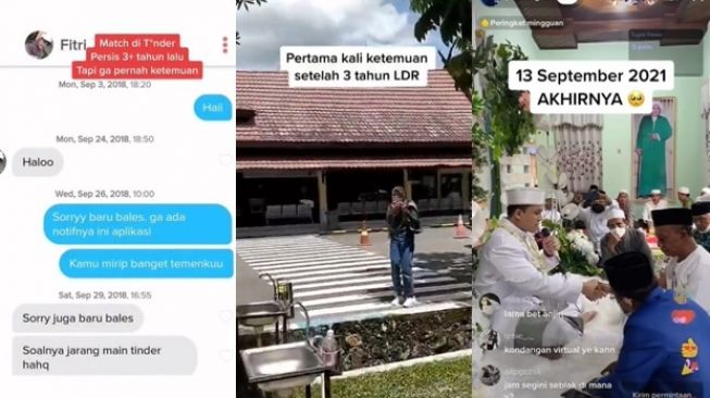 Viral Kisah Pemuda Kenal dari Tinder, Ketemu Setelah LDR 3 Tahun Berakhir Menikah