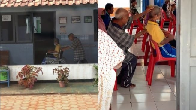 Viral Video Persahabatan Dua Kakek, Momen Dorong Kursi Roda Jadi Sorotan