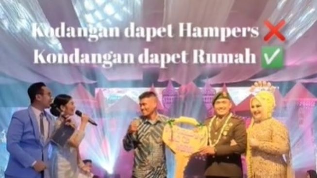 Viral Kondangan Ala Sultan, Tamu Bawa Pulang Undian Rumah