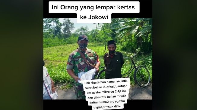 Sosok Kakek Pelempar Kertas ke Presiden Jokowi Terungkap, Isi Surat Malah Banjir Pujian