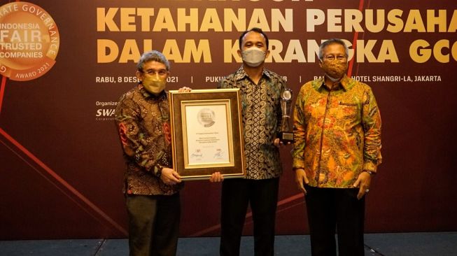Implementasi GCG Terbaik, Pupuk Kaltim Raih The Most Trusted Company 2021