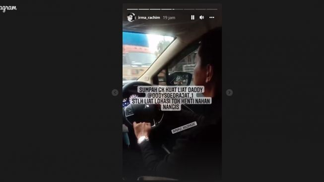 Momen Doddy Sudrajat Tabur Bunga di Tol [Instagram]