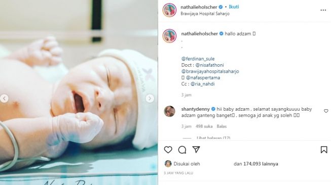 Unggahan Nathalie Holscher [Instagram/@nathalieholscher]