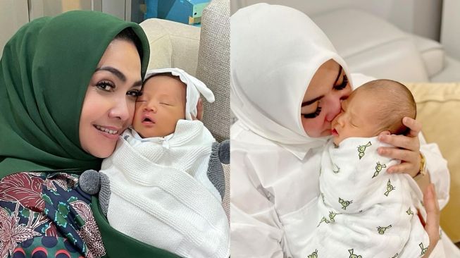 9 Potret Mama Rieta Bareng Rayyanza, Kasih Kado Rp 1 Miliar