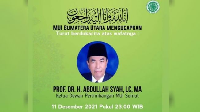 Mantan Ketua MUI Sumut Abdullah Syah Meninggal Dunia, Ini Kata Edy Rahmayadi