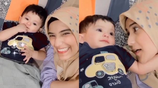 Cerai dari Rizki DA, Intip 8 Potret Bahagia Nadya Mustika Sibuk Momong Anak