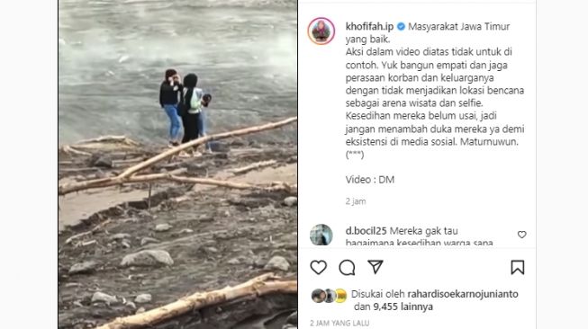 Viral Cewek-cewek Selfie di Lokasi Erupsi Semeru, Khofifah: Jangan Tambah Duka Demi Eksis