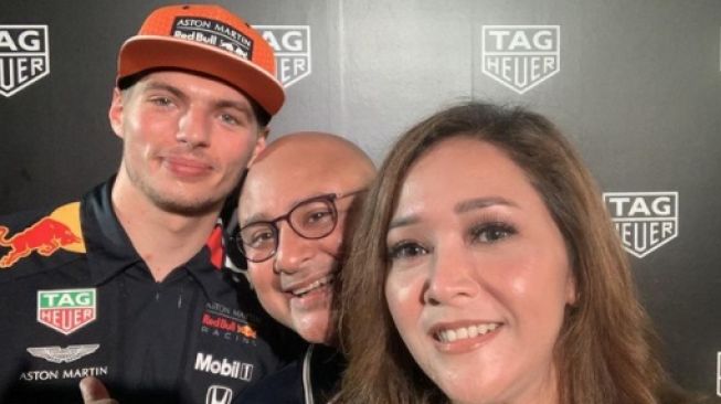 Pamer Momen Bareng Juara Dunia F1 Max Verstappen, Maia Estianty Bikin Iri