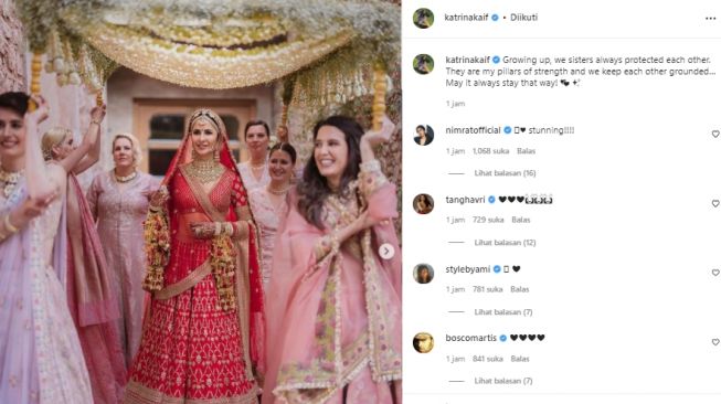 Pernikahan Katrina Kaif dan Vicky Kaushal (instagram.com)