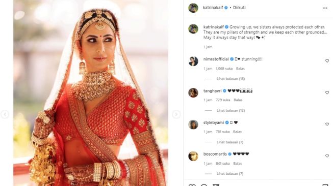 Pernikahan Katrina Kaif dan Vicky Kaushal (instagram.com)