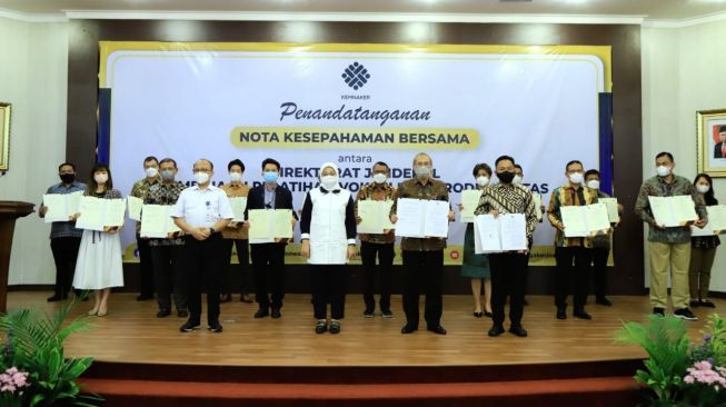 Kemnaker Jalin Kerja Sama dengan Mitra Industri untuk Perkuat Pelatihan Vokasi