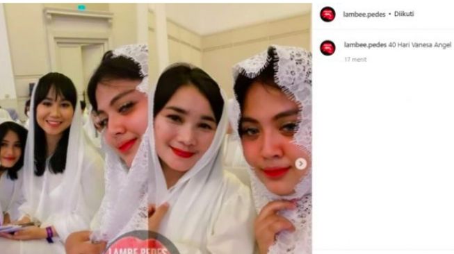 Pakai Make Up di Pengajian 40 Hari Vanessa Angel, Penampilan Mayang Jadi Sorotan