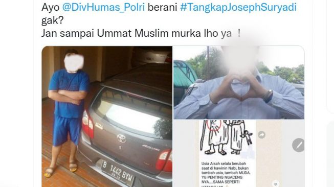 Singgung Ustaz HW Cabuli Santri, Pria Ini Malah Hina Nabi Muhammad, Warganet Geram