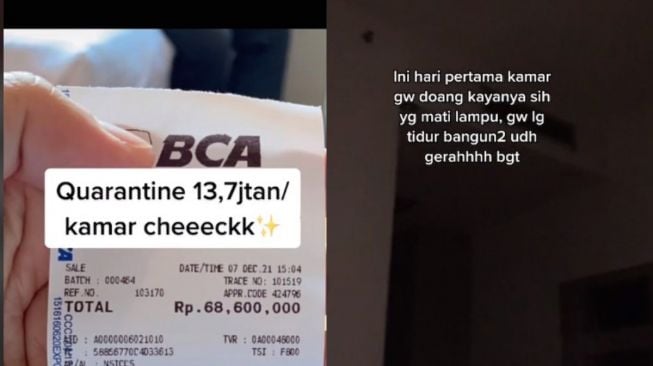 Karantina di Hotel Perempuan Ini Habiskan Kocek Rp 13,7 Juta, Fasilitas Jadi Sorotan