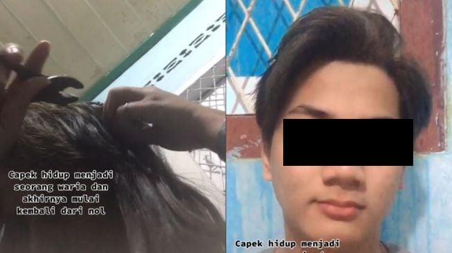 Lelah Hidup Menjadi Waria, Pria Ini Kembali Mulai Hidupnya dari Nol (TikTok)