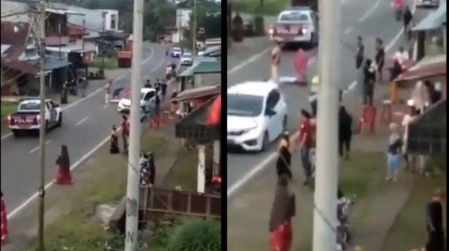 Terekam Mobil Polisi Abaikan Korban Tabrak Lari di Jalanan, Warganet: Berlalu Begitu Saja