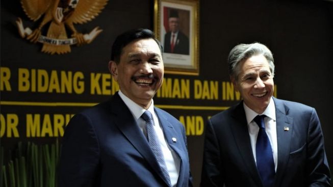 Bertemu Antony Blinken, Luhut Berharap AS Mau Membangun Industri Panel Surya Di Indonesia