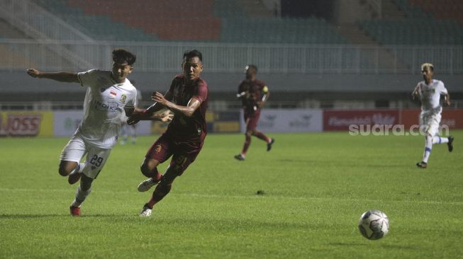 Gol Sunawan Rusni Bawa Kemenangan Sriwijaya FC Laga Pembuka 8 Besar Liga 2