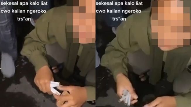 Viral Cewek Emosi Hancurkan Rokok Kekasihnya, Aksinya Tuai Perdebatan Warganet