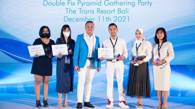 Acara Double Fix Pyramid Gathering Party yang berlangsung di The Trans Resort Bali, 11 Desember 2021. [dokumentasi pribadi]