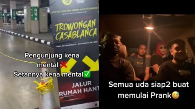 Masuk ke Rumah Hantu Dandan Jadi Pocong, Pengunjung dan Setan Sama-Sama Ketawa