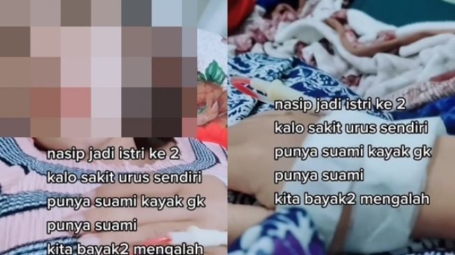 Curhat Nasib Jadi Istri Kedua Kalau Sakit Urus Sendiri, Wanita Ini Banjir Hujatan Publik (Instagram/@viralyes)