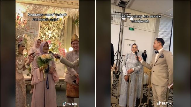 Viral Datang ke Kondangan Dijodohkan dengan Adik Pengantin Pria (tiktok.com/@dweddingplanner)