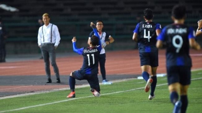 Striker Kamboja Chan Vathanaka Bikin Rekor, Selalu Cetak Gol di Tiga Edisi Piala AFF