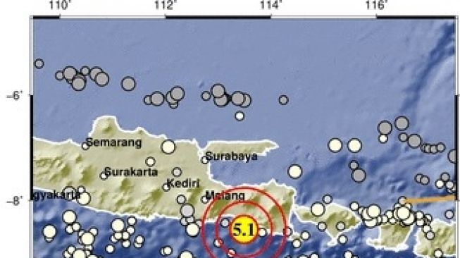 Desember Ini Indonesia Diguncang Tiga Gempa Bumi Merusak, Salah Satunya di Jatim