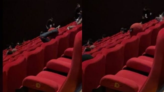 Viral 'Spiderman' Nonton Spiderman No Way Home di Bioskop: Salah Universe Tong