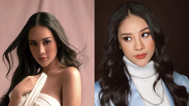 4 Pemotretan Terbaru Anya Geraldine Cuma Pakai Kain Putih, Warganet Heboh