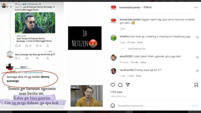 Podcast Denny Sumargo Dituding Bawa Petaka, Sampai Dirinya Disumpahi, Warganet: Muluttt