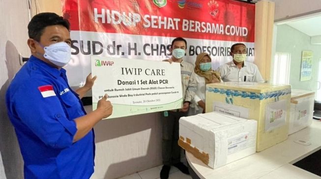 Komitmen Dukung Penanganan Pandemi, PT IWIP Serahkan Bantuan ke Sejumlah RS