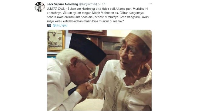 Cuitan Sudjiwo Tedjo (twitter)