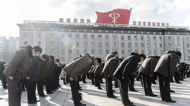 Peringatan 10 Tahun kematian ayah Kim Jong Un. [AFP via Getty Images]