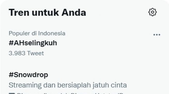 Twitter tengah dihebohkan tagar #AHselingkuh. Menteri AH yang merupakan pembantu Presiden Jokowi diisukan melakukan selingkuh. [Twitter]