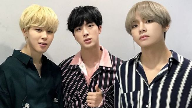 Jin, Jimin, dan V BTS Puncaki Brand Reputasi Member Boy Group Desember