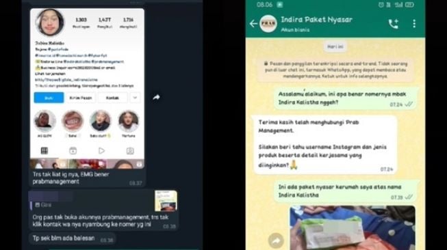 Viral Wanita Dapat Paket Nyasar, Pas Dicek Ternyata Punya Selebgram (TikTok)