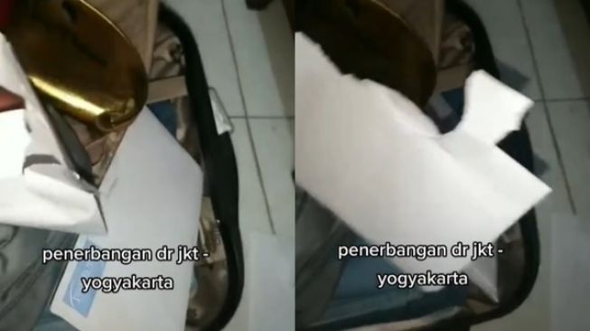 Viral Keluhan Penumpang Pesawat, Diduga Maskapai Bongkar Koper hingga Buka Amplop Uang (TikTok)