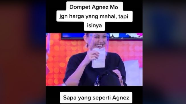 Dompet favorit Agnez Mo (Tiktok/@piet_leba)