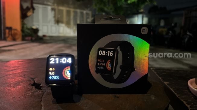 Redmi Watch 2 Lite. [Suara.com/Dicky Prastya]