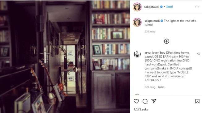 Rumah mewah Soha Ali Khan (Instagram/@sakpataudi)