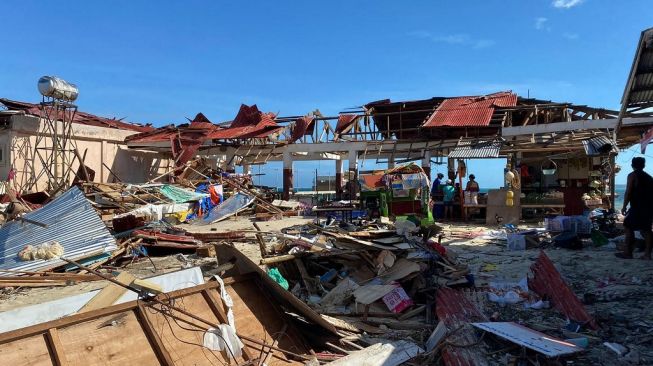 Korban Tewas Akibat Angin Topan Rai di Filipina Bertambah, Tembus 375 Orang